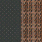 black and copper pattern
